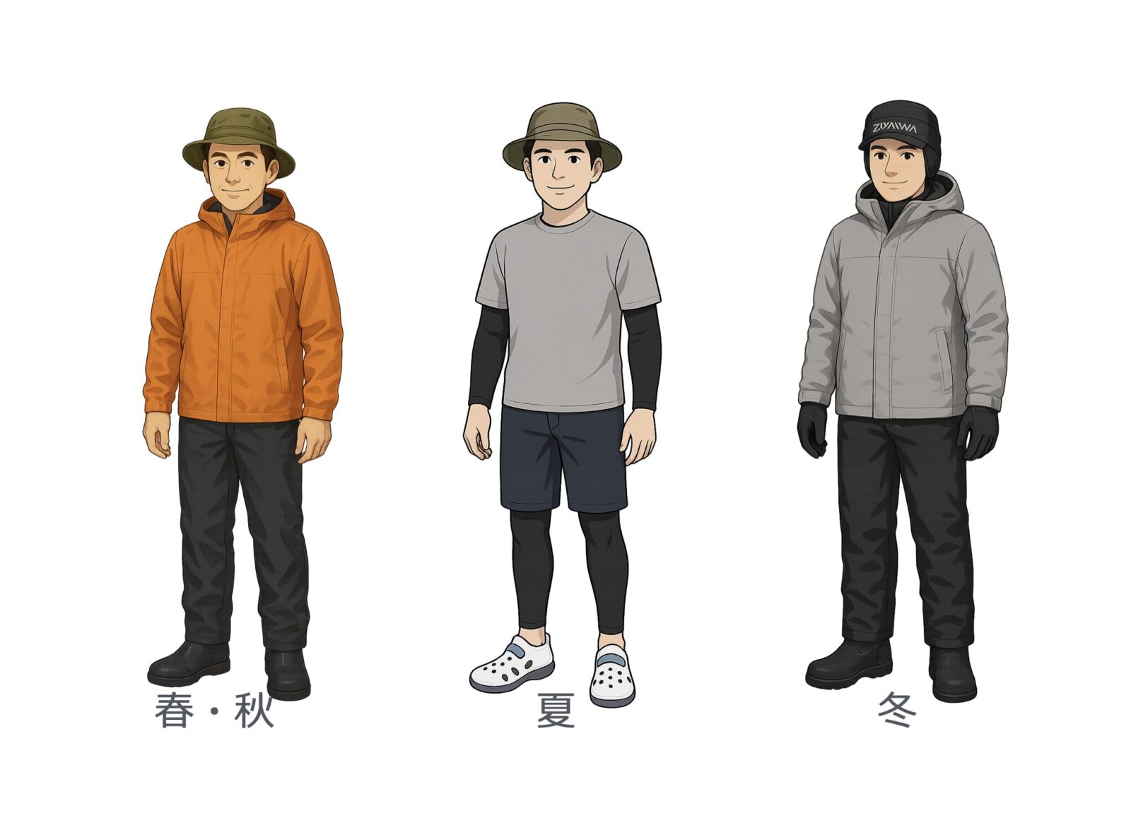 初心者向け】船釣りの服装/靴完全ガイド｜春夏秋冬別｜釣りめし酒場