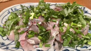 アジのたたき|家族が争奪戦になる釣りたてレシピ!
