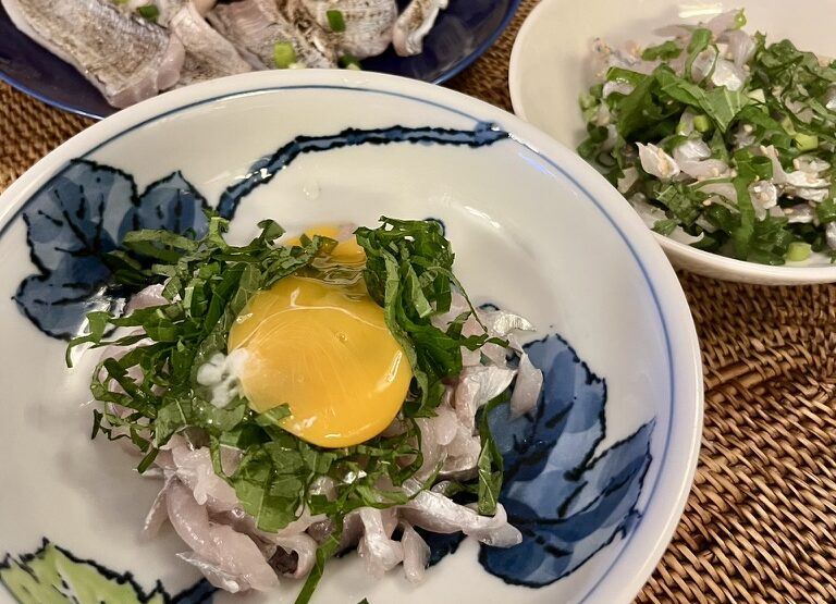 タチウオの塩ユッケ|ねっとり濃厚、お酒泥棒の新定番